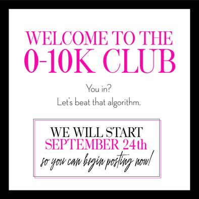 Our NEW 0-10K Club!
