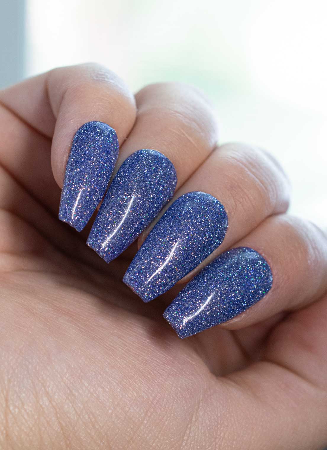 homecoming nails for blue dress Royal Blue Homecoming Nail