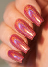 Red-y For My Closeup - Holographic Polish