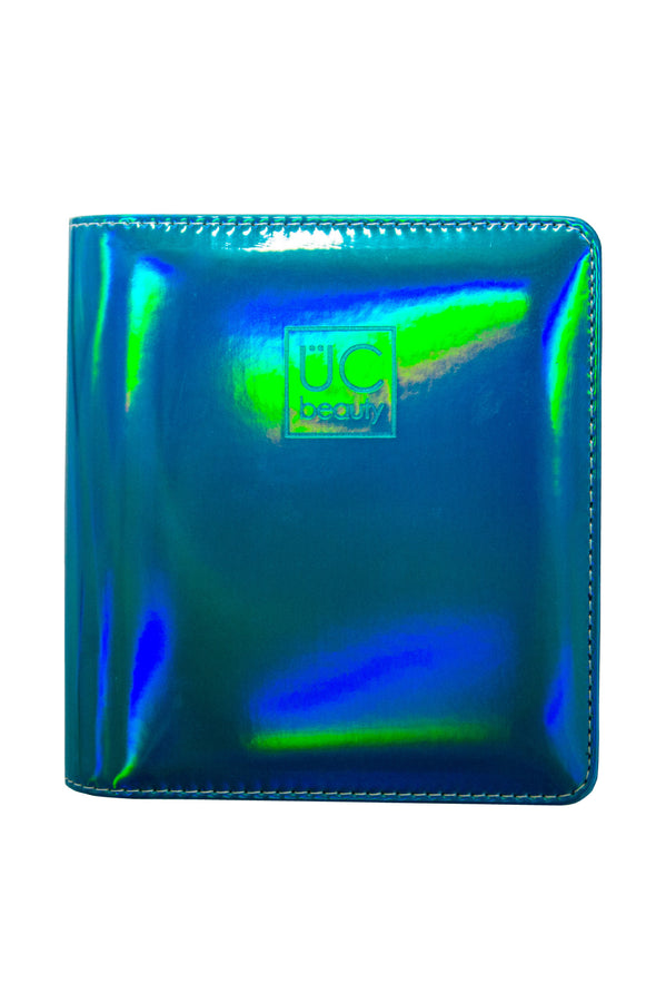 Teal Holographic Nail Stamp Storage Binder