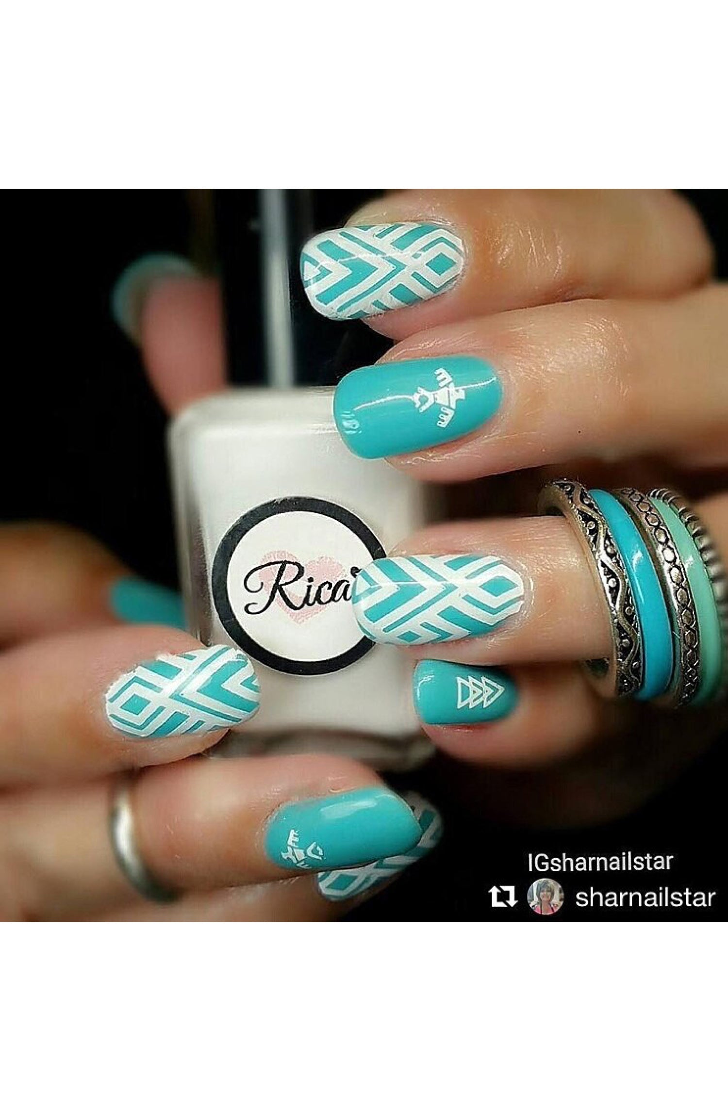 Cowboy-Inspired Nail Fantasy