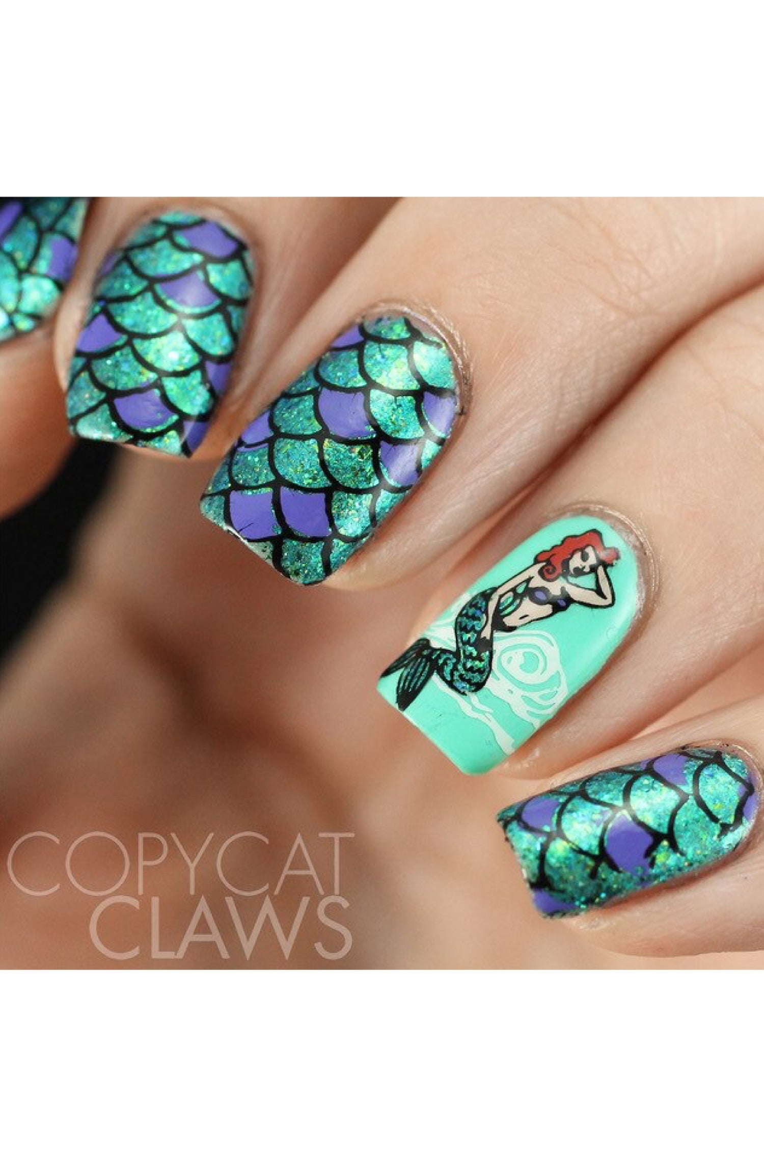 Mermaid Life - UberChic Nail Stamping Plate – UberChic Beauty