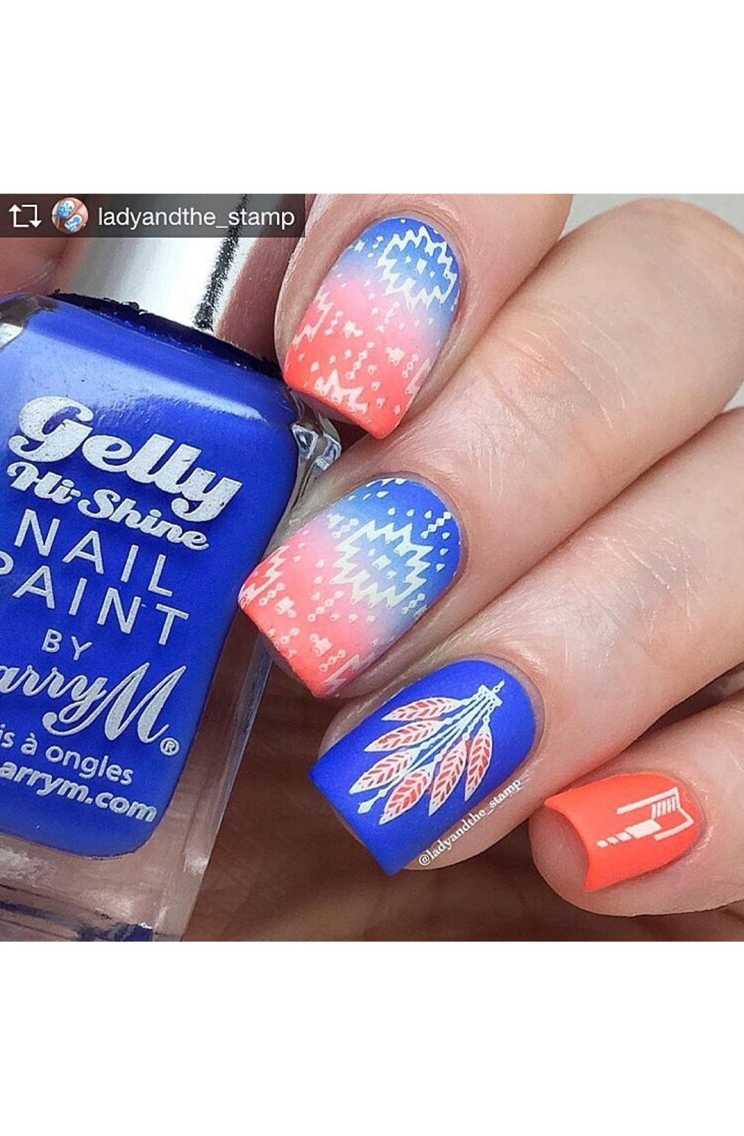 Frontier-Inspired Nail Motifs