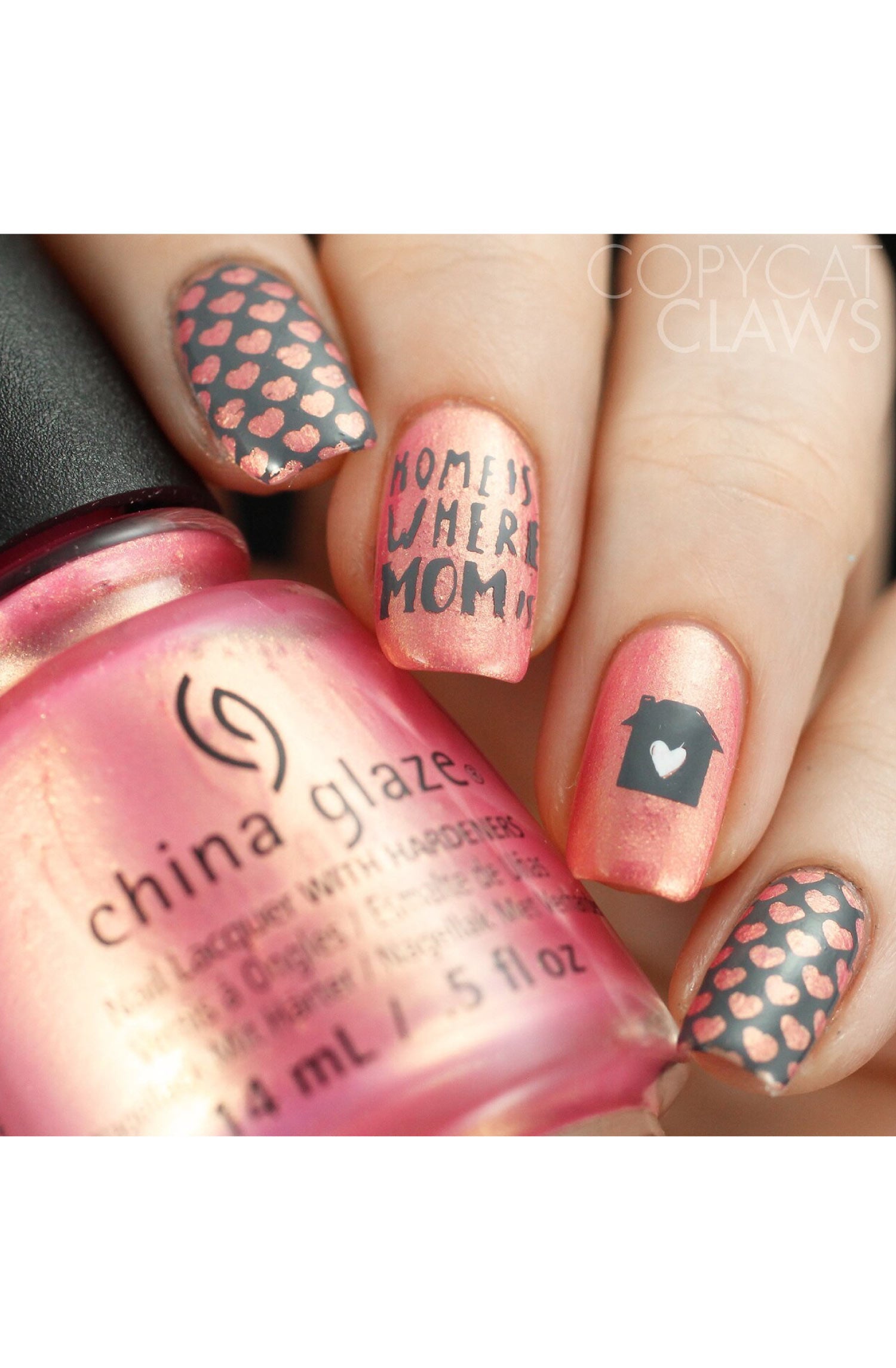 mother's day nail design