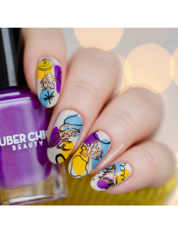 Lazy Little Bumblebee - Stamping Polish