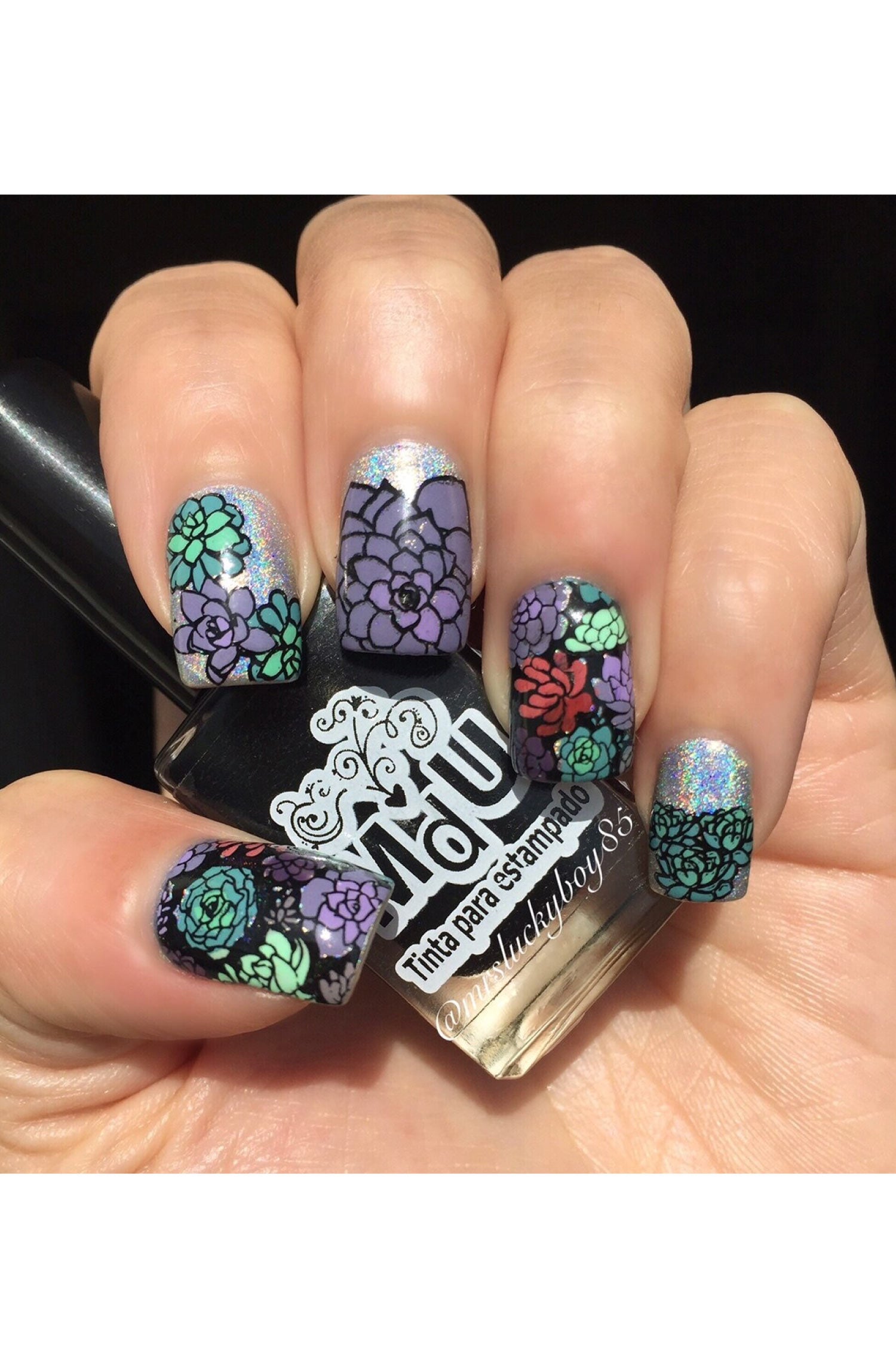 succulents nails Succulents