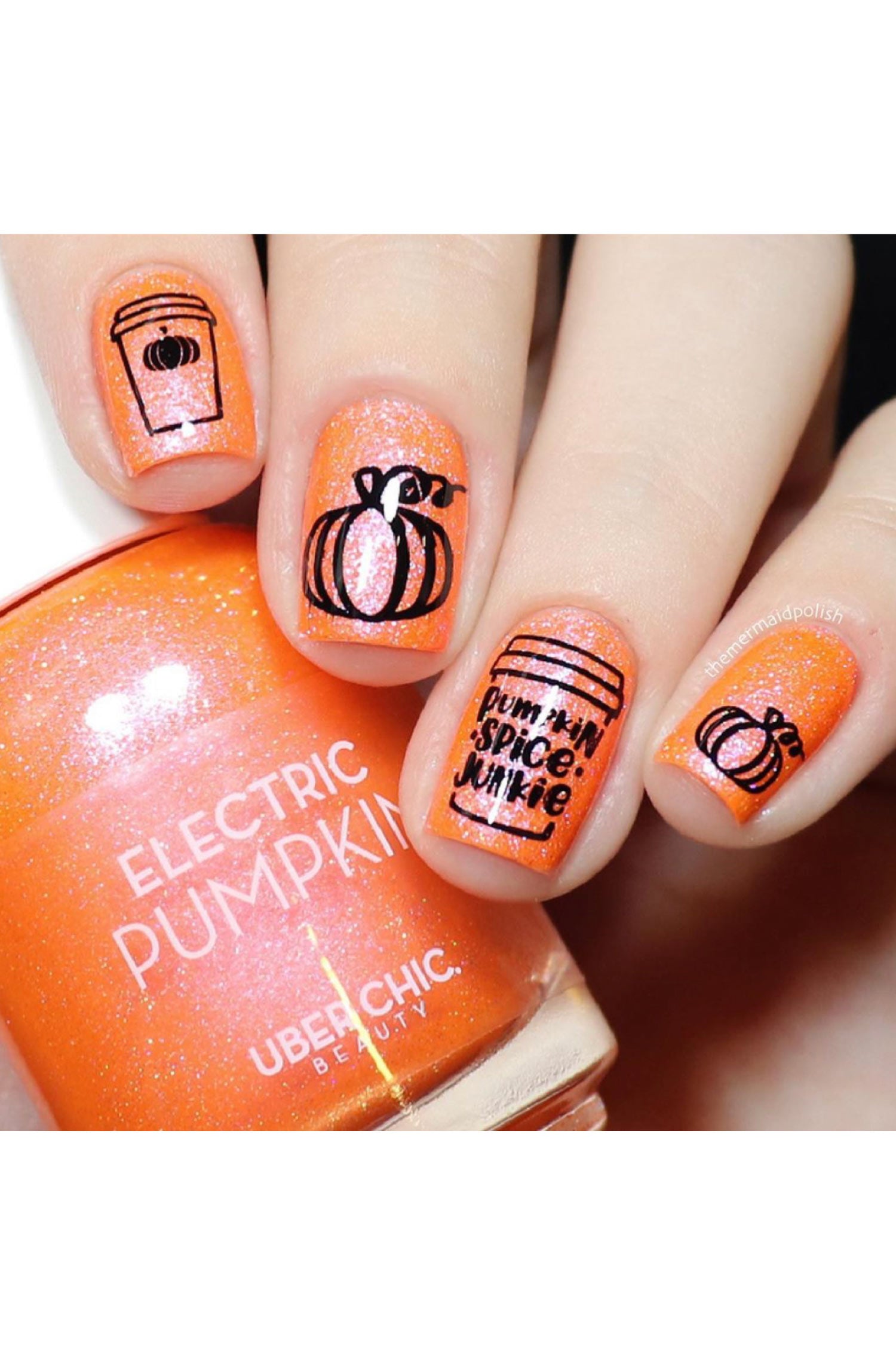 Embrace the Fall with Pumpkin Spice Nails