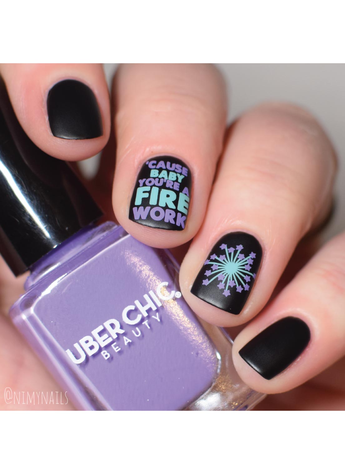Nail Polish Society: UberChic Beauty Unicorn Love and Texture-Licious 02  Stamping Plates Review