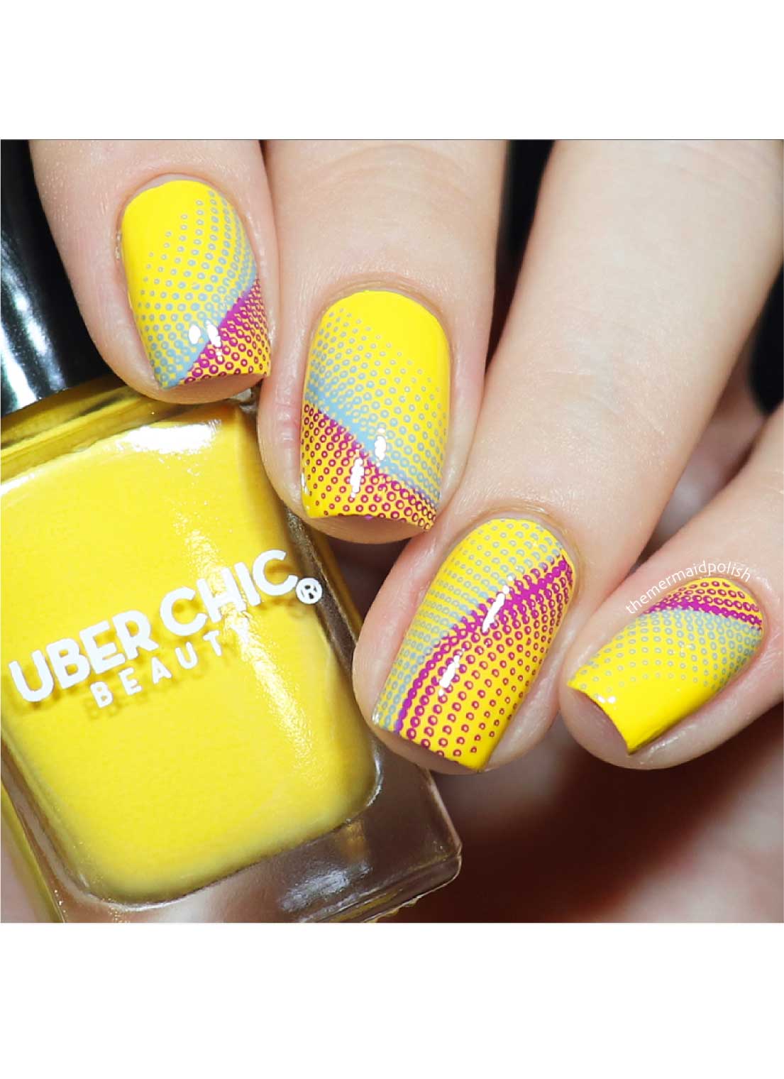 Vibrant Golden Bumblebee 2025 Nails